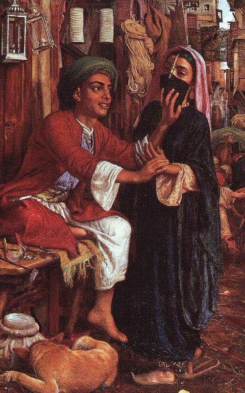 William Holman Hunt The Lantern Maker's Courtship